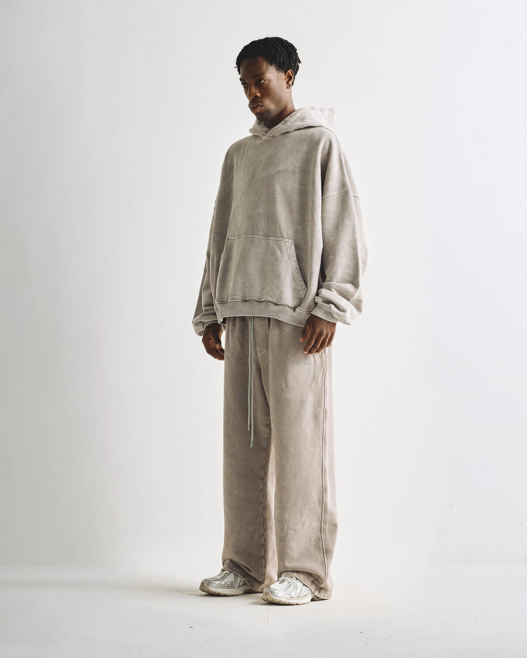 Line Logo Hoodie Washed Gray - imagen 5