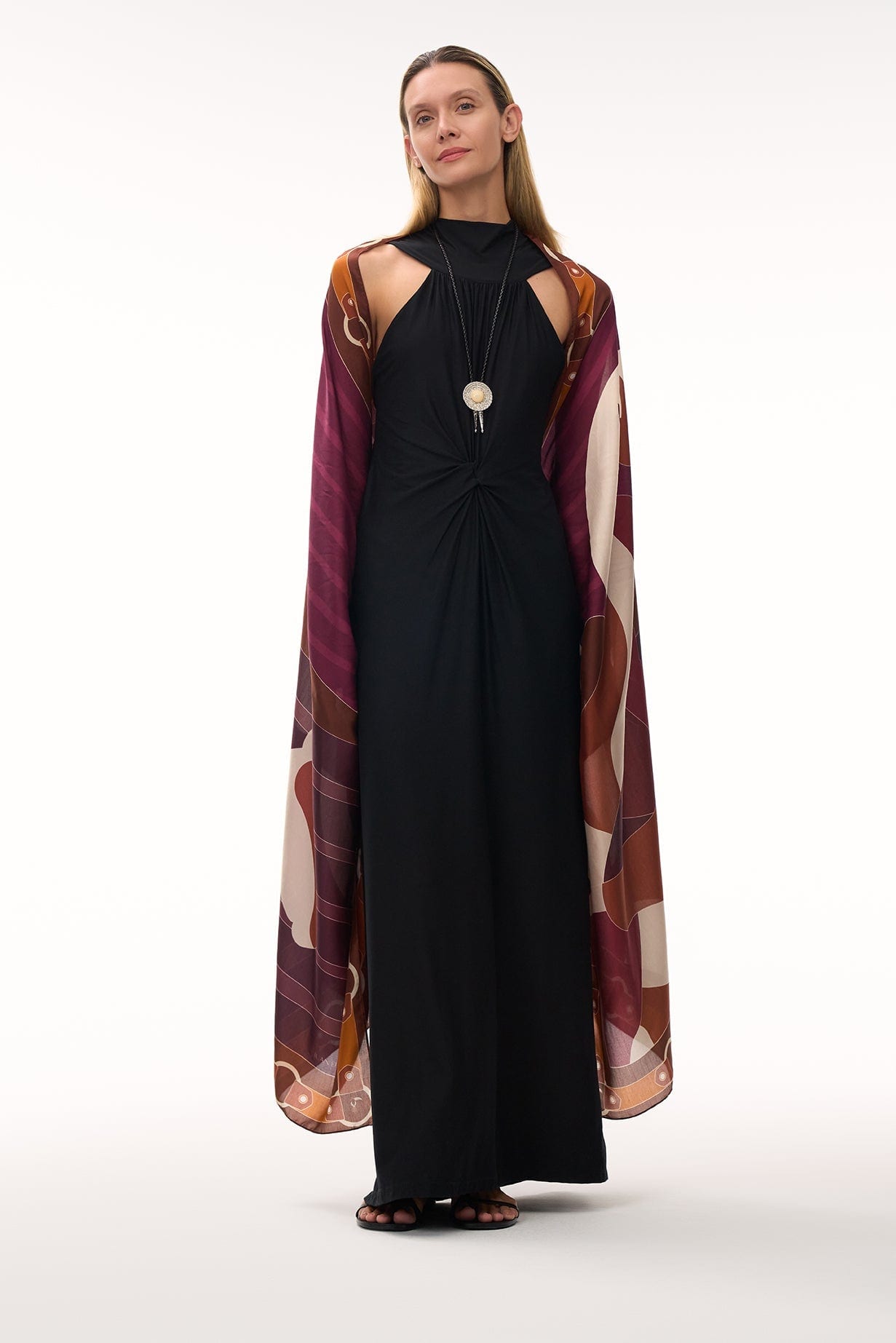 Rosales Jersey Maxi Dress / Black - imagen 1