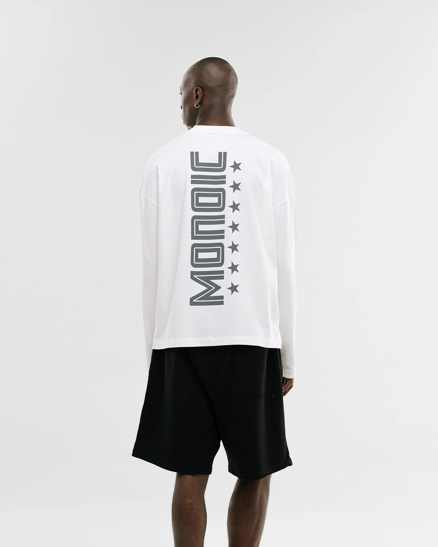 Camiseta Oversized Shield Long Sleeve - Off White - imagen 5