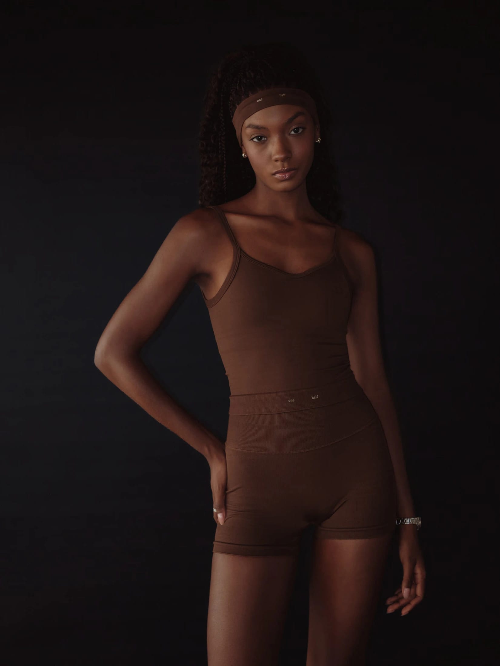 SOFT SEAMLESS TANK TOP - SEPIA - imagen 6