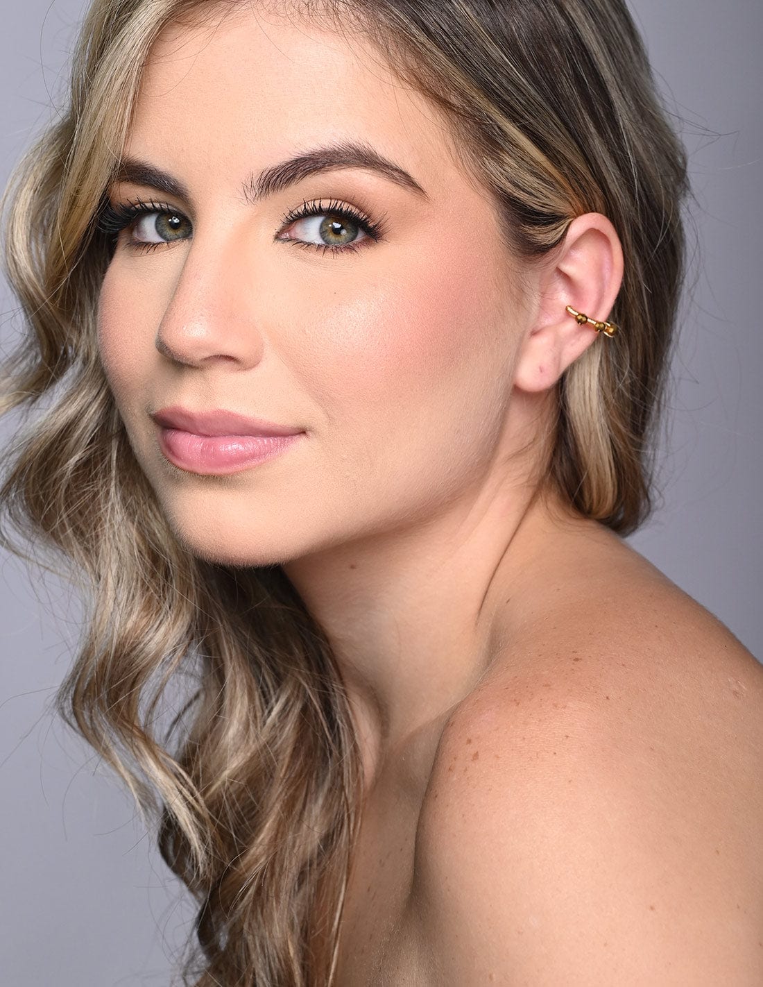 Ear Cuff Jazmin Golden - imagen 1