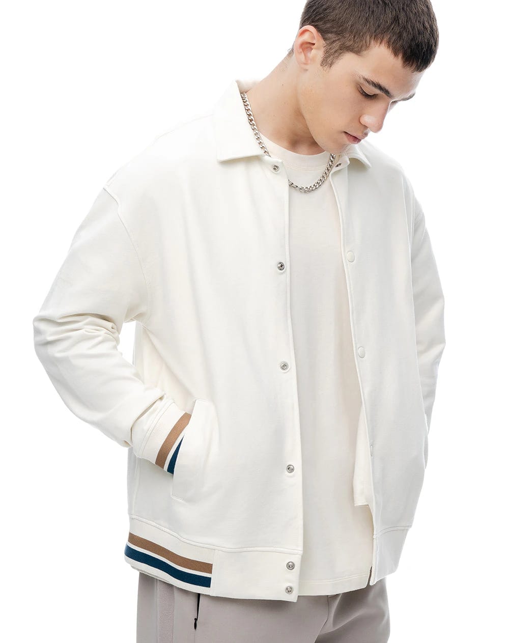 Chaqueta regular vainilla hombre - imagen 3