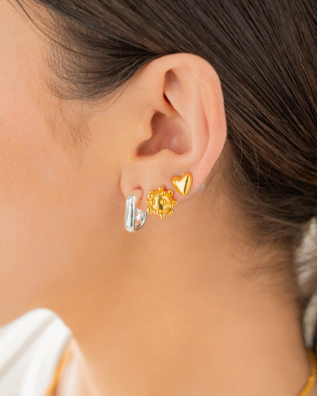 Set X3 Aretes Multi Dots - imagen 1