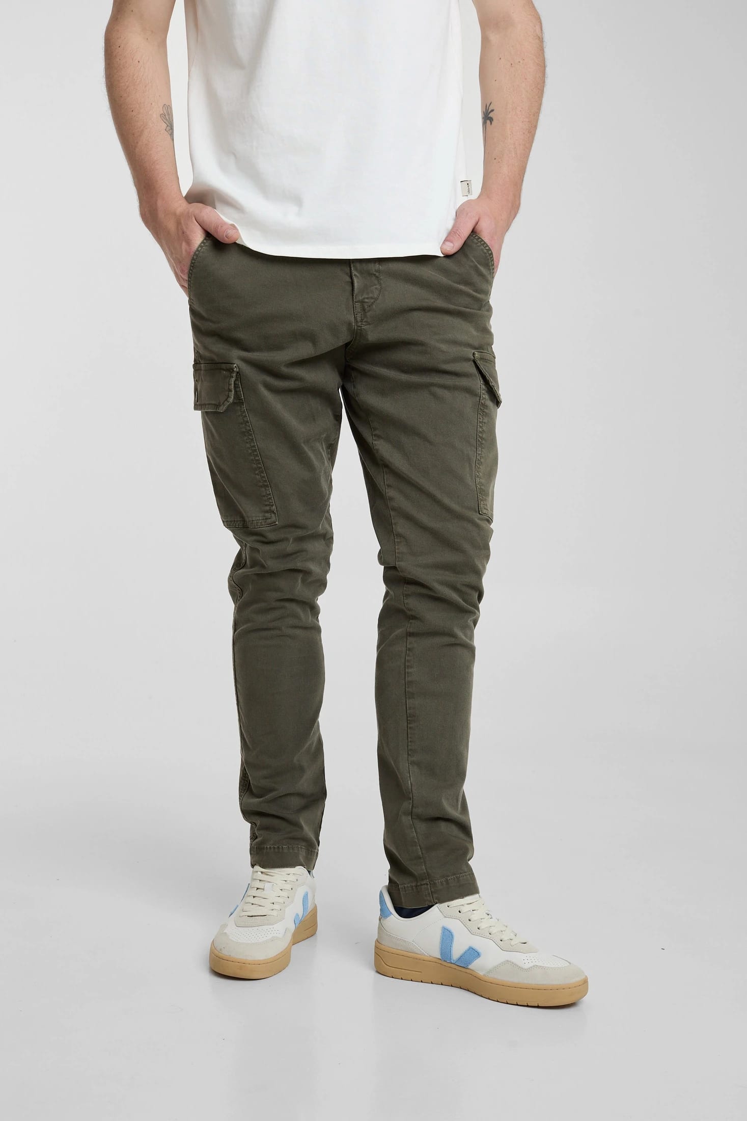 Pantalón Cargo Verde Militar - imagen 5