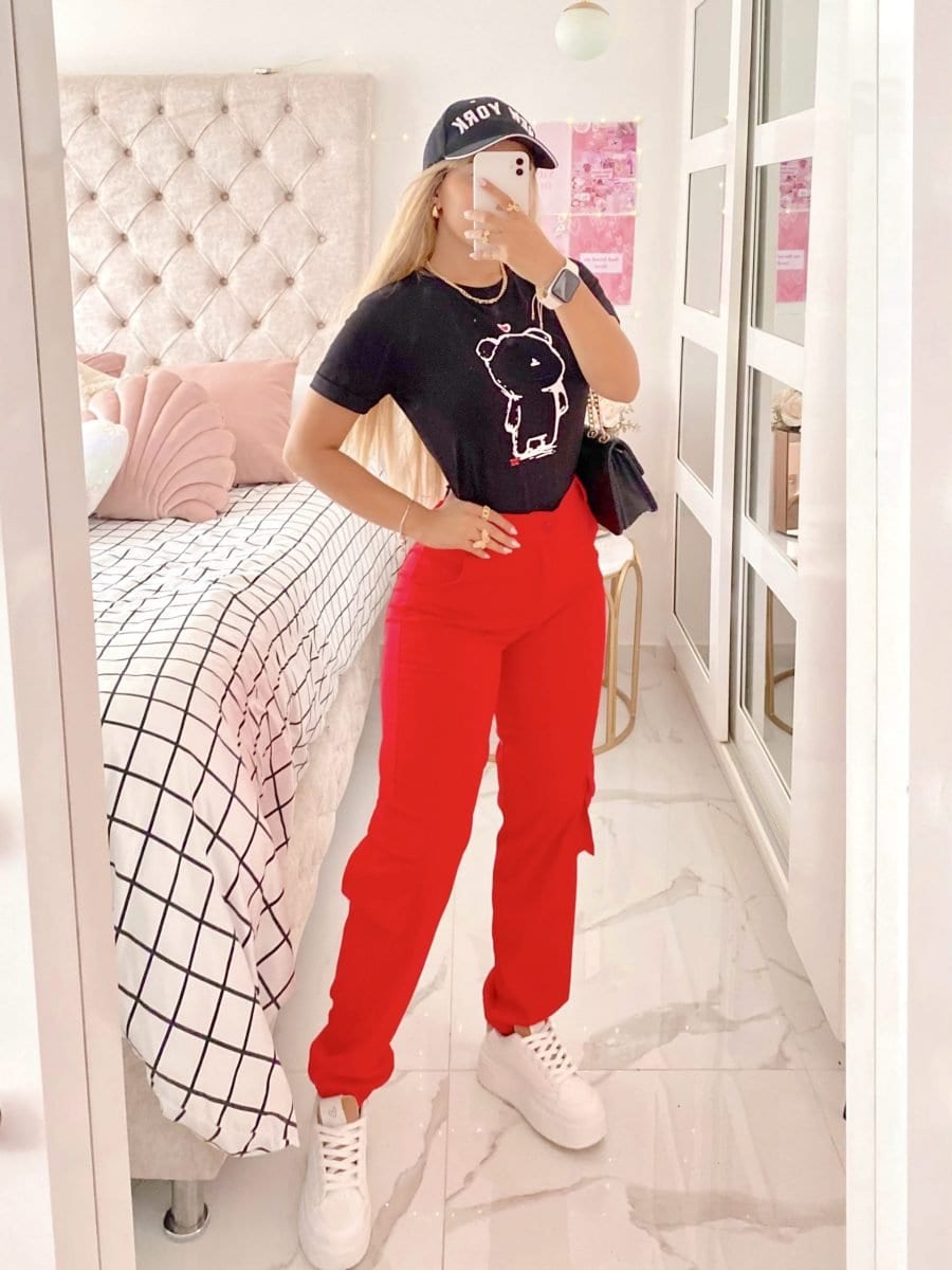 Pantalon Eloise (rojo) - imagen 2