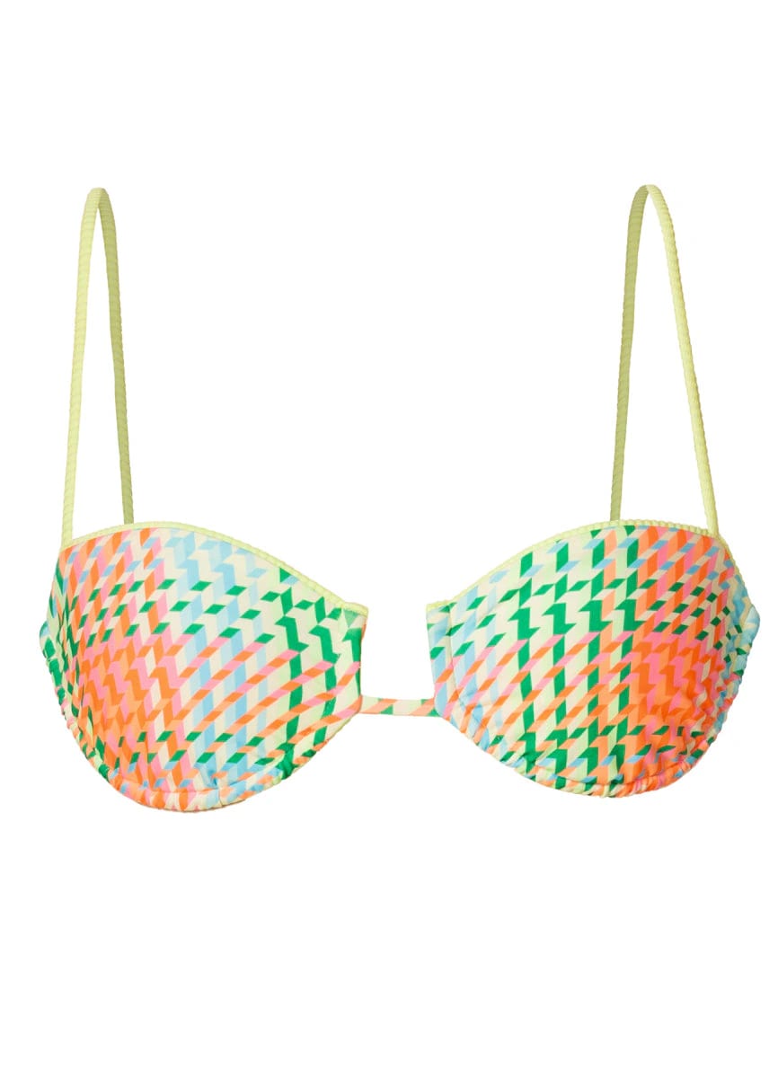 Maaji Dreamy Grid Amatista Unmolded Underwire Bikini Top - imagen 5
