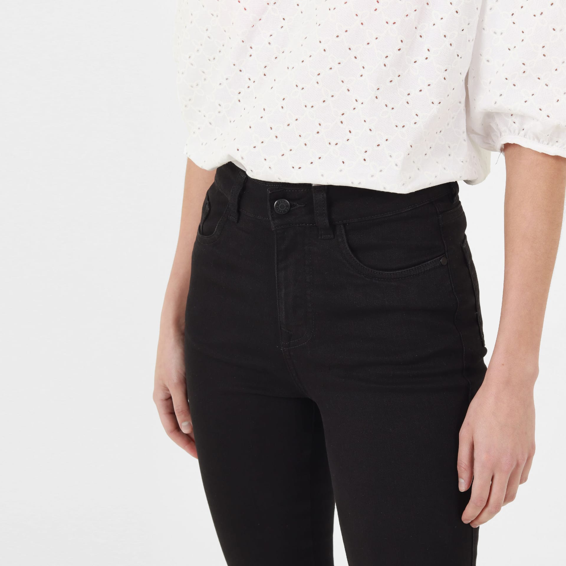 Jean Tiro Medio Bota Skinny - imagen 4