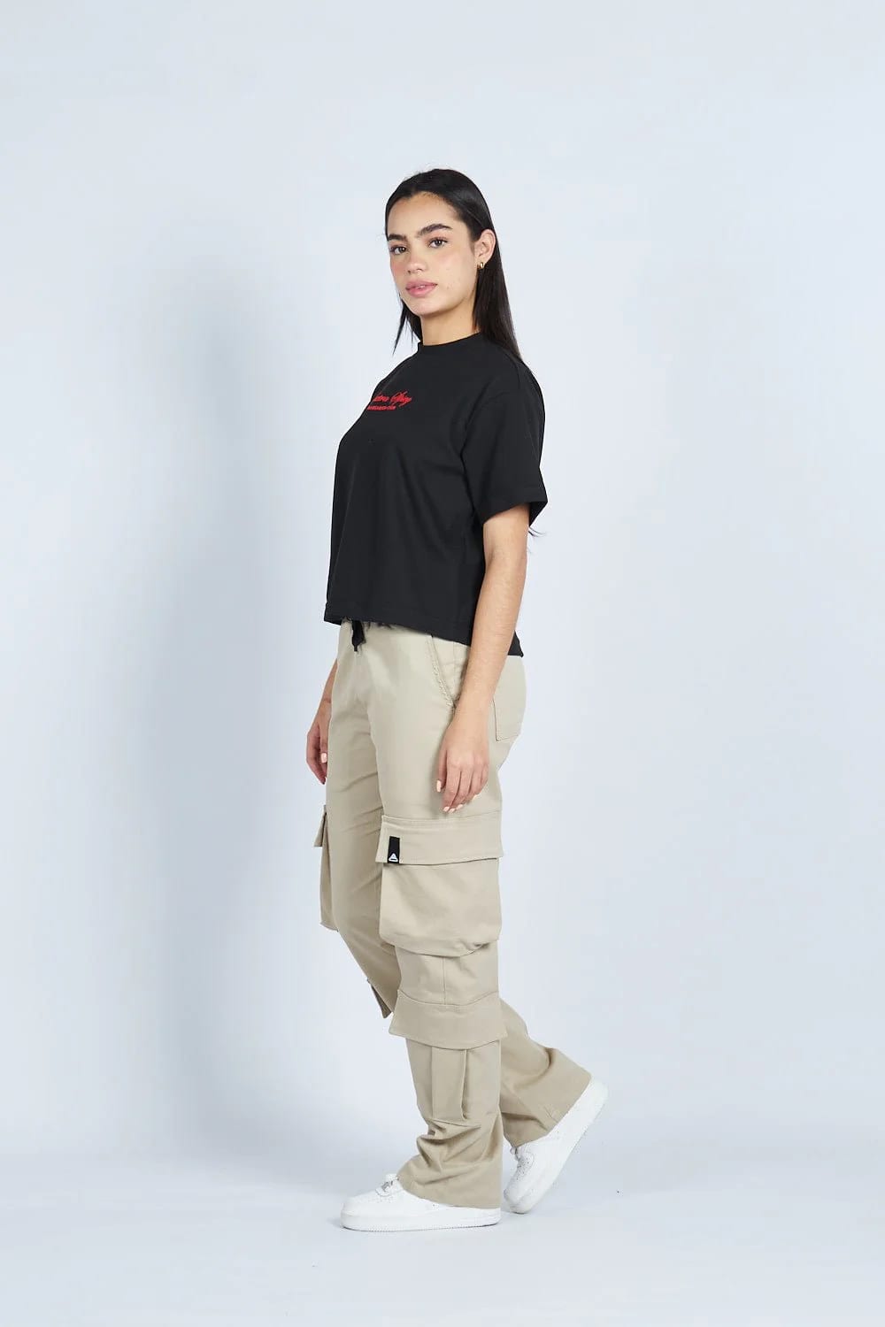 Pantalón jogger cargo bota recta 8 bolsillos  CAQUI | Drop 03 | - imagen 5