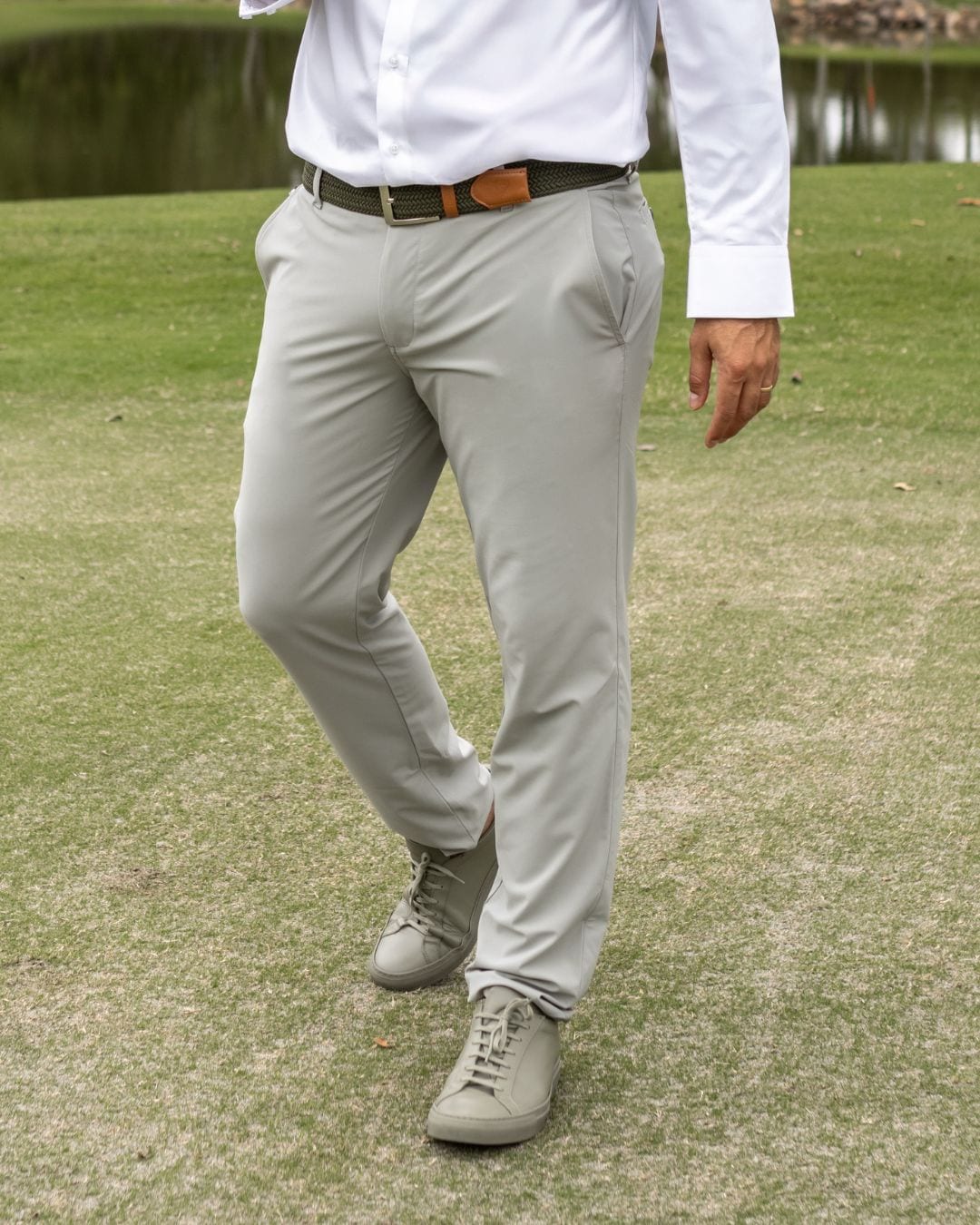 Pantalon Performance Antimanchas Gris Claro - imagen 16