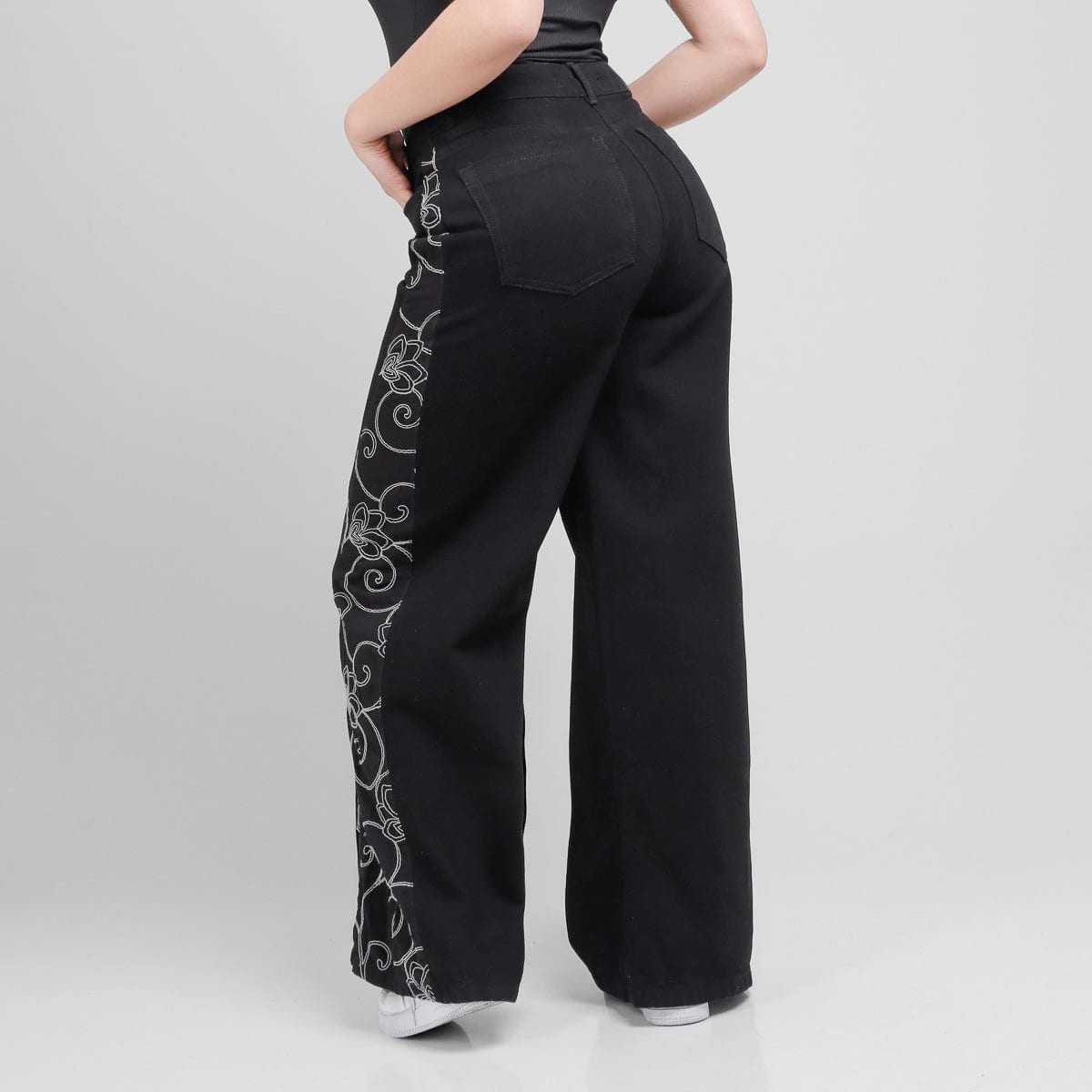 Jean Axspen Wide Leg Ax-2968 Negro - imagen 5