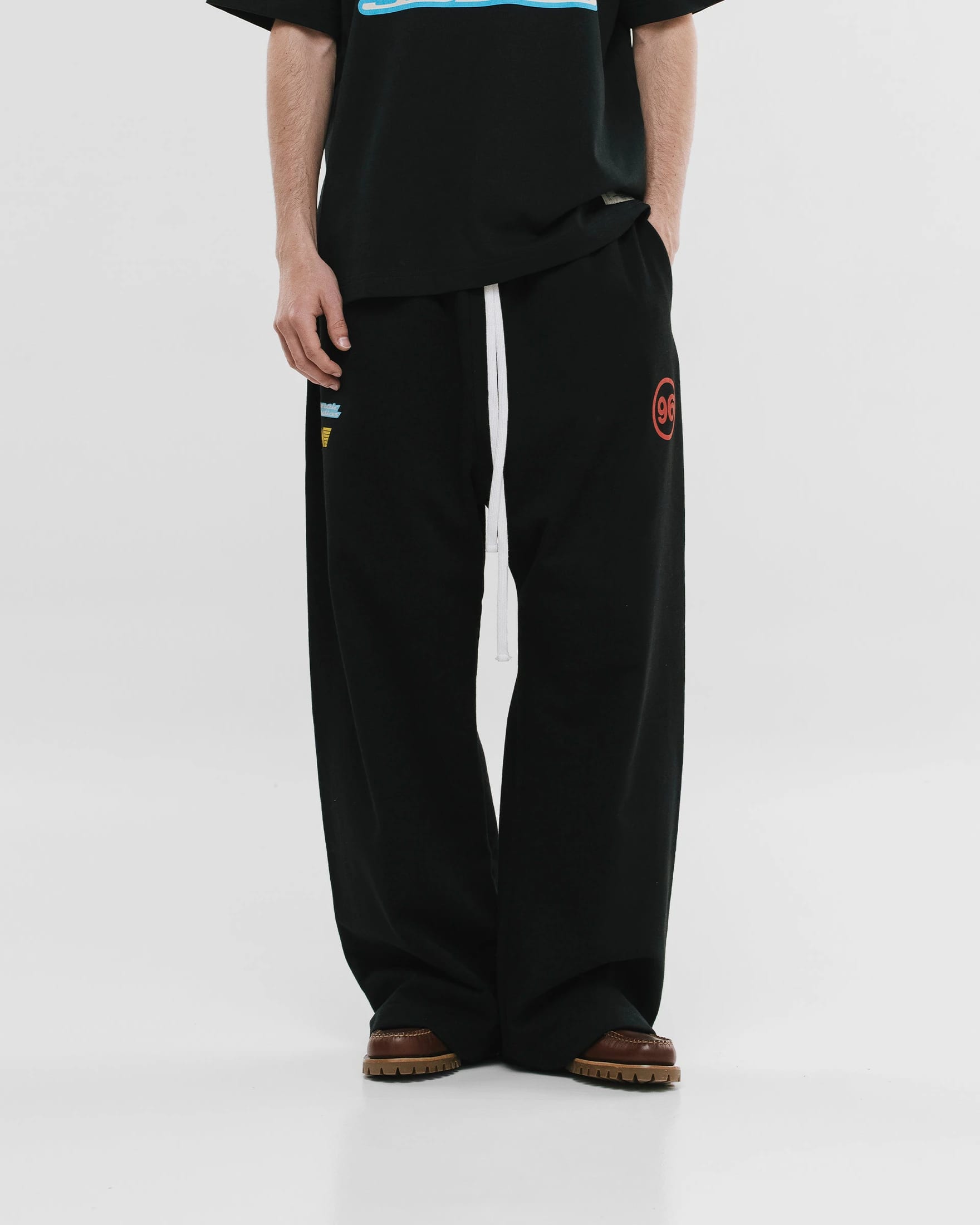 Wide Fit Jogger Sponsors - Negro Oscuro - imagen 3