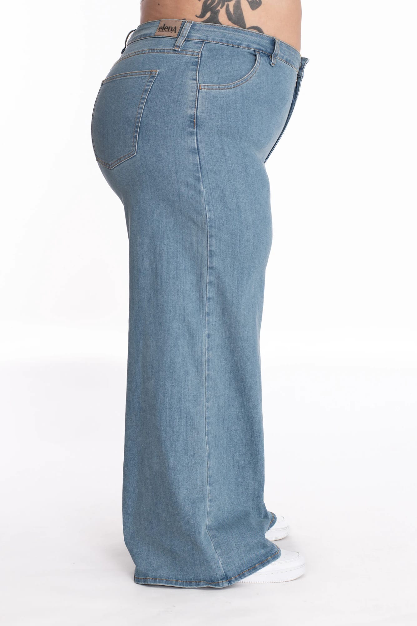 Jean Amplio Azul Dirty 414 - imagen 4