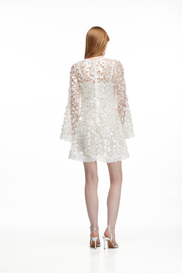 ECLIPSE MINI DRESS WHITE - imagen 4