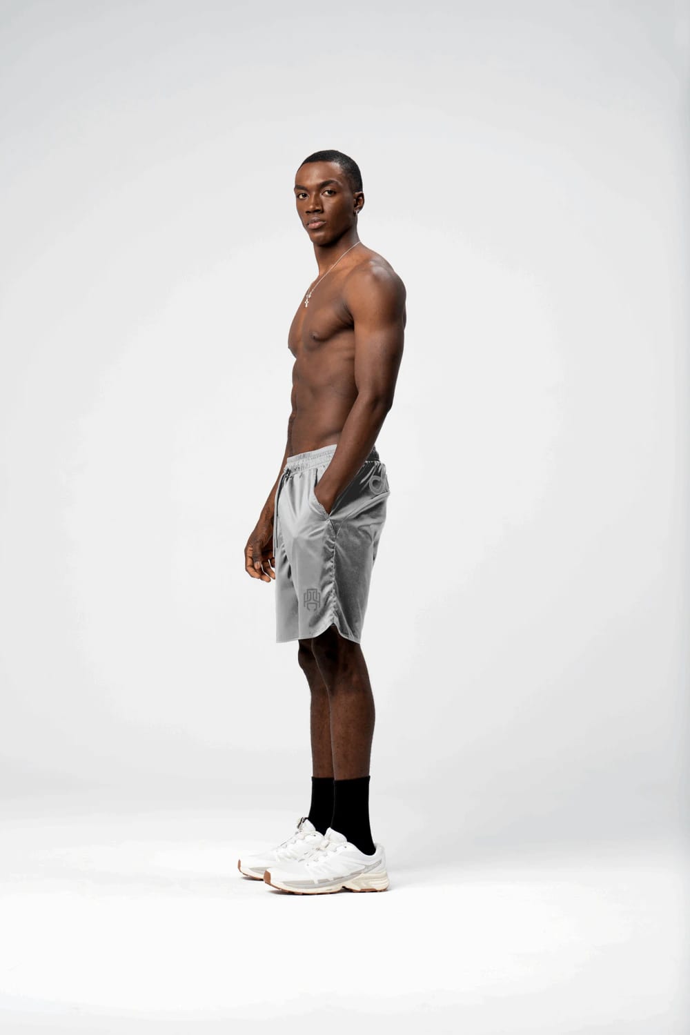 CROWN GREY SHORTS - imagen 1