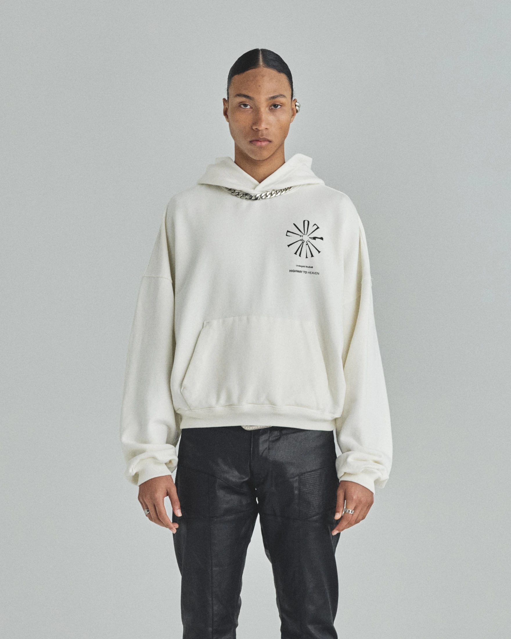 Spring Pray 4 Love Boxy Fit Hoodie White - imagen 2