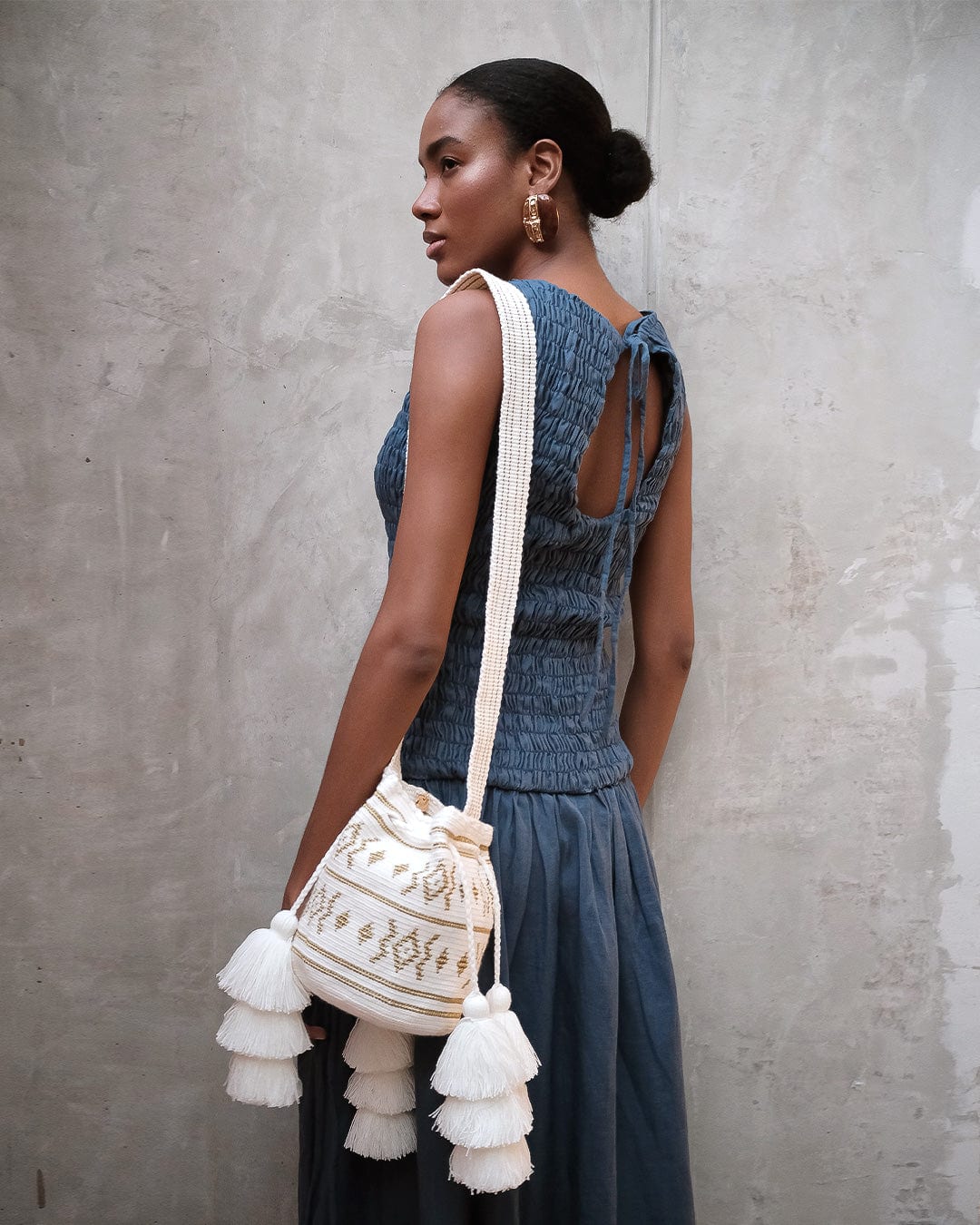 Medium Mochila Gold - imagen 2