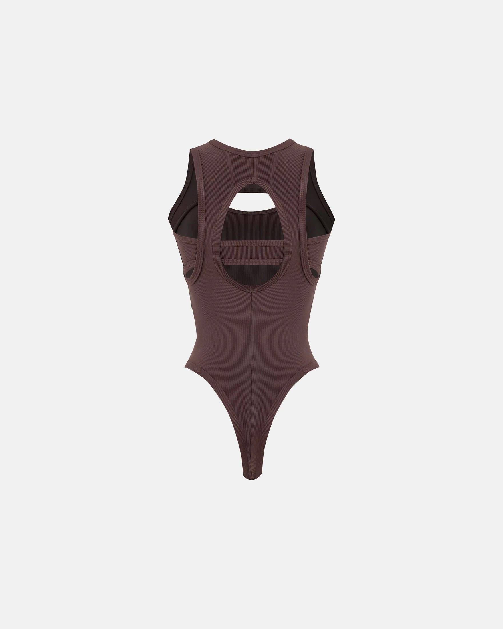 Basics Oval Bodysuit Afogato - imagen 3