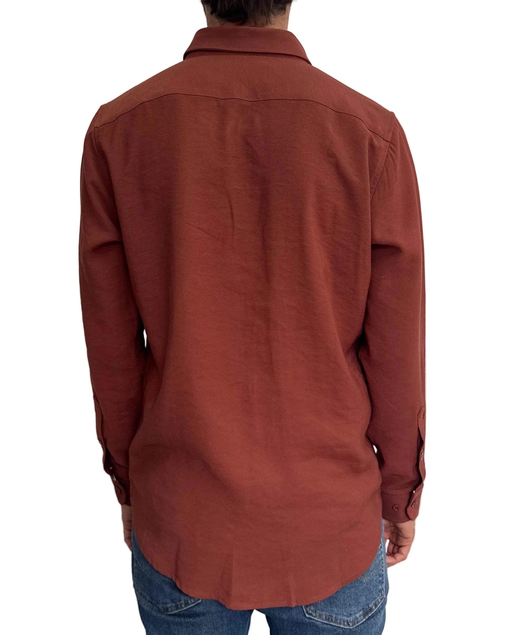 Camisa Terracota en rayón - imagen 4