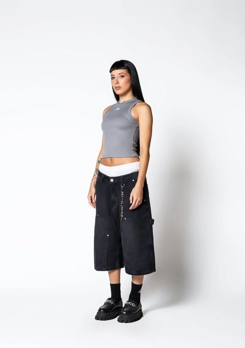 Dopamine grey rib tank top - imagen 11