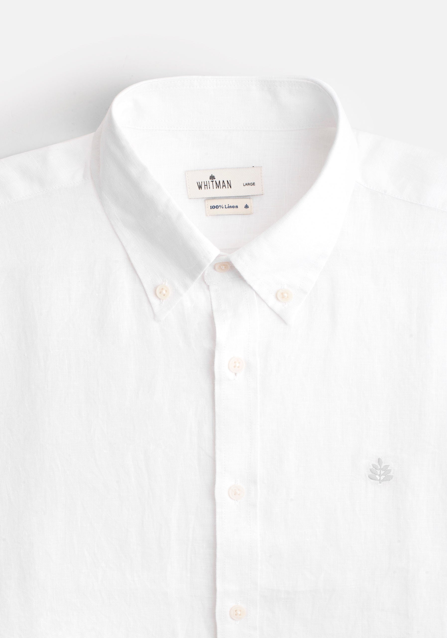 Camisa H CBD Lino L-Atn Blanco - imagen 2