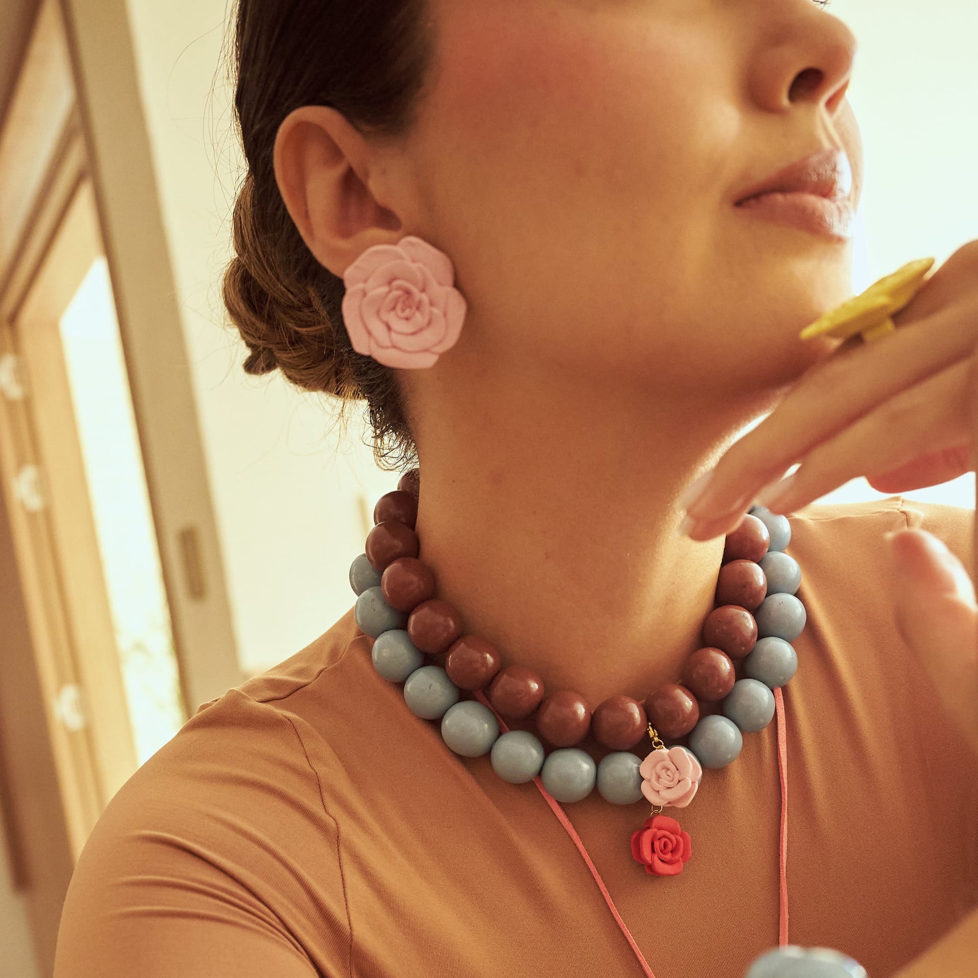 Aretes Rose Maxi - imagen 2