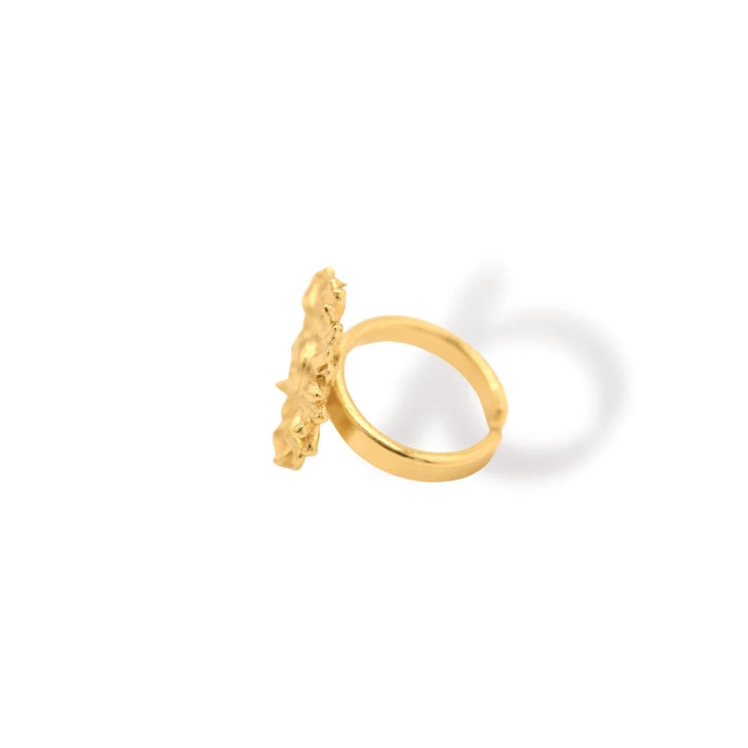 Anillo con flor de margarita mediana - imagen 3