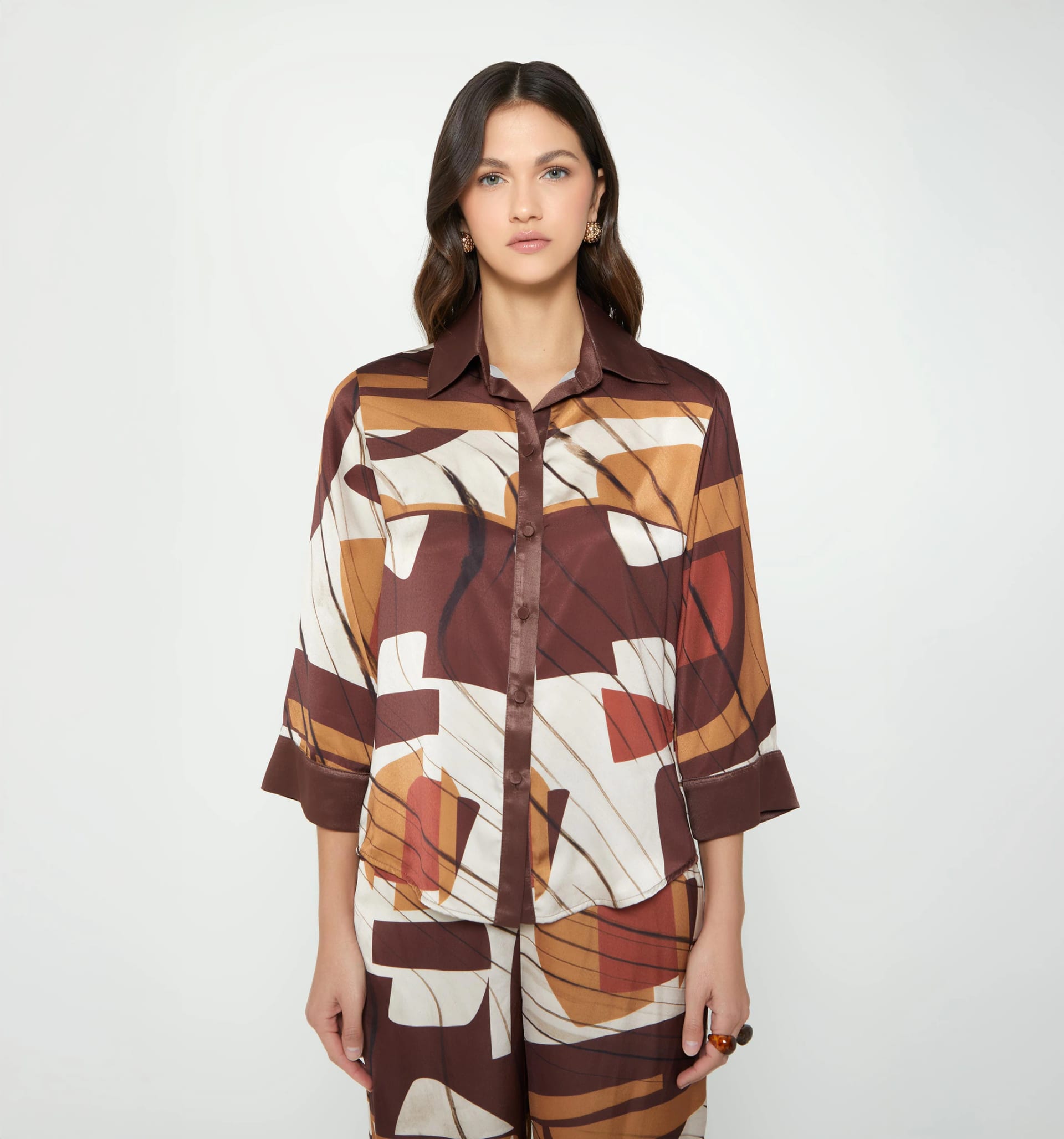 Blusa camisera manga larga - imagen 2
