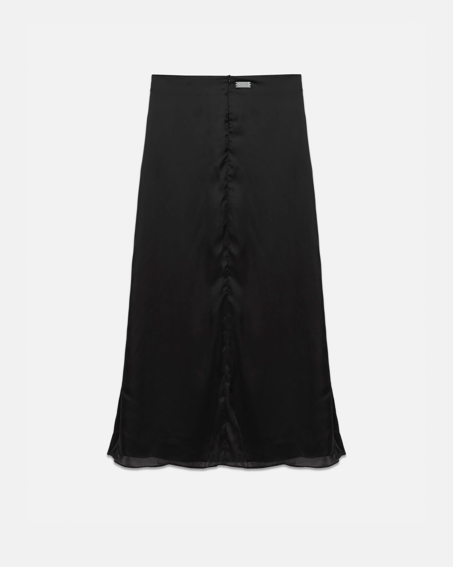 Basics Silk Long Skirt Black - imagen 3