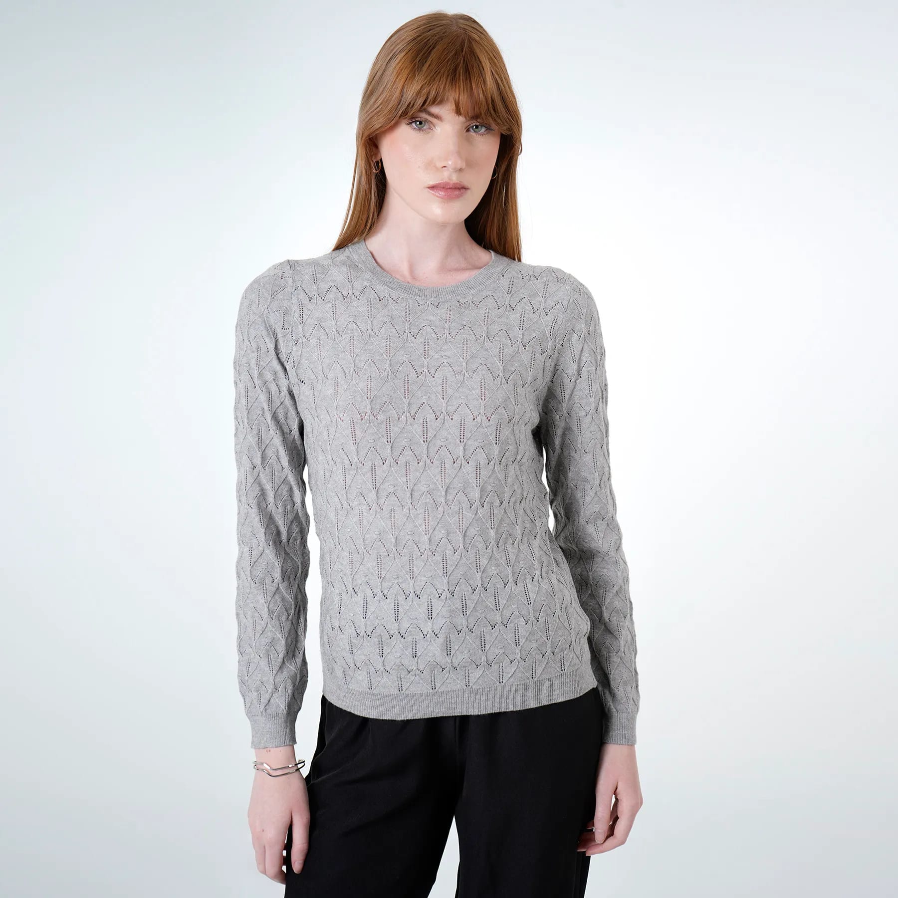 Sweater Cuello V Manga Larga - imagen 5