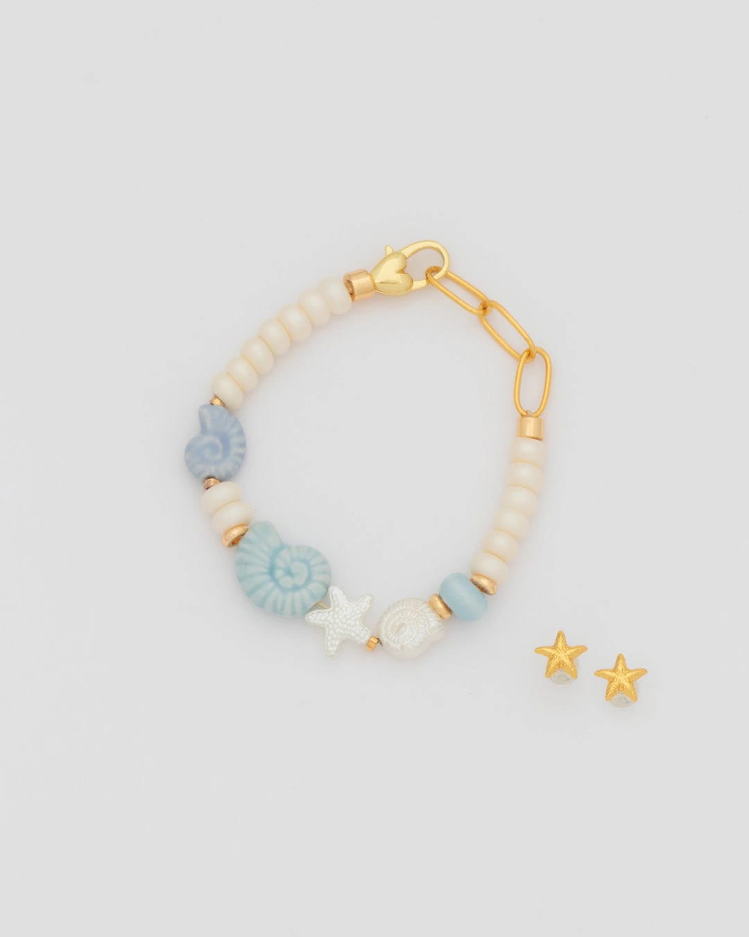 Pulsera Caracol + Aretes - imagen 2
