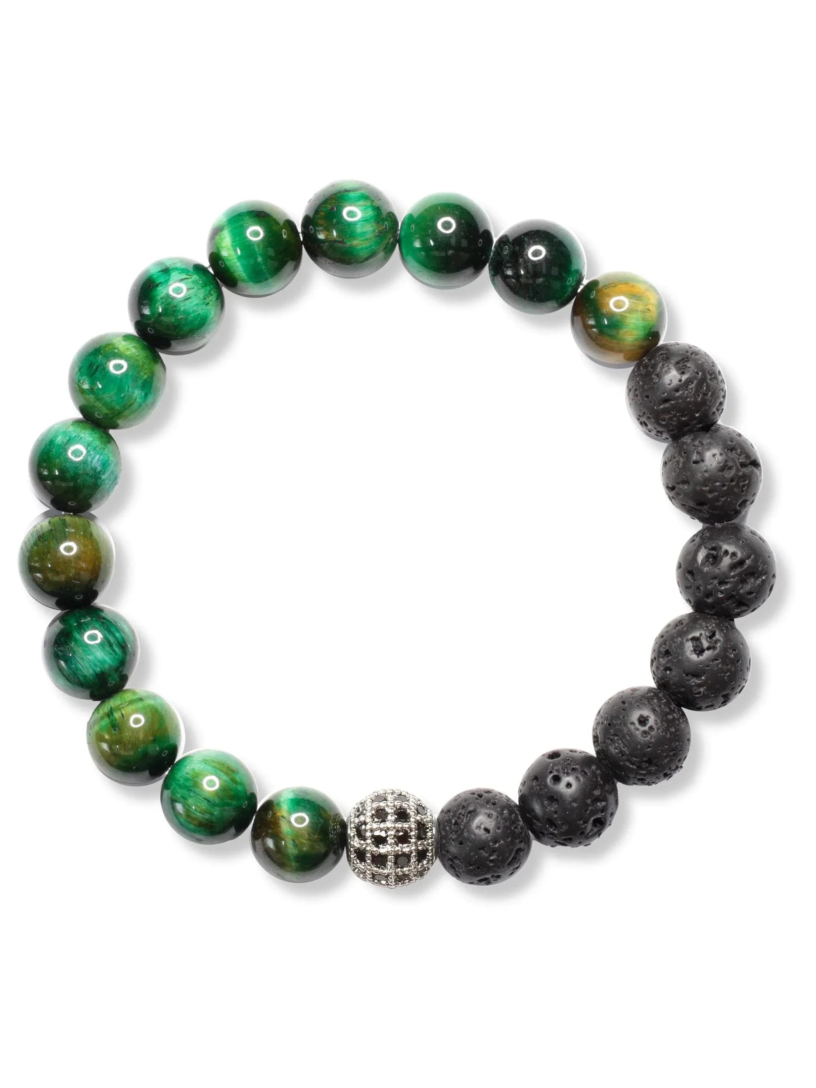 Brazalete Tigre Verde Volcán 8mm - imagen 2