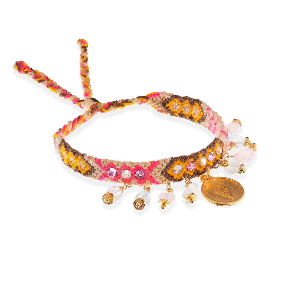 Kalepsu Wayuu bracelet - vanilla - imagen 1