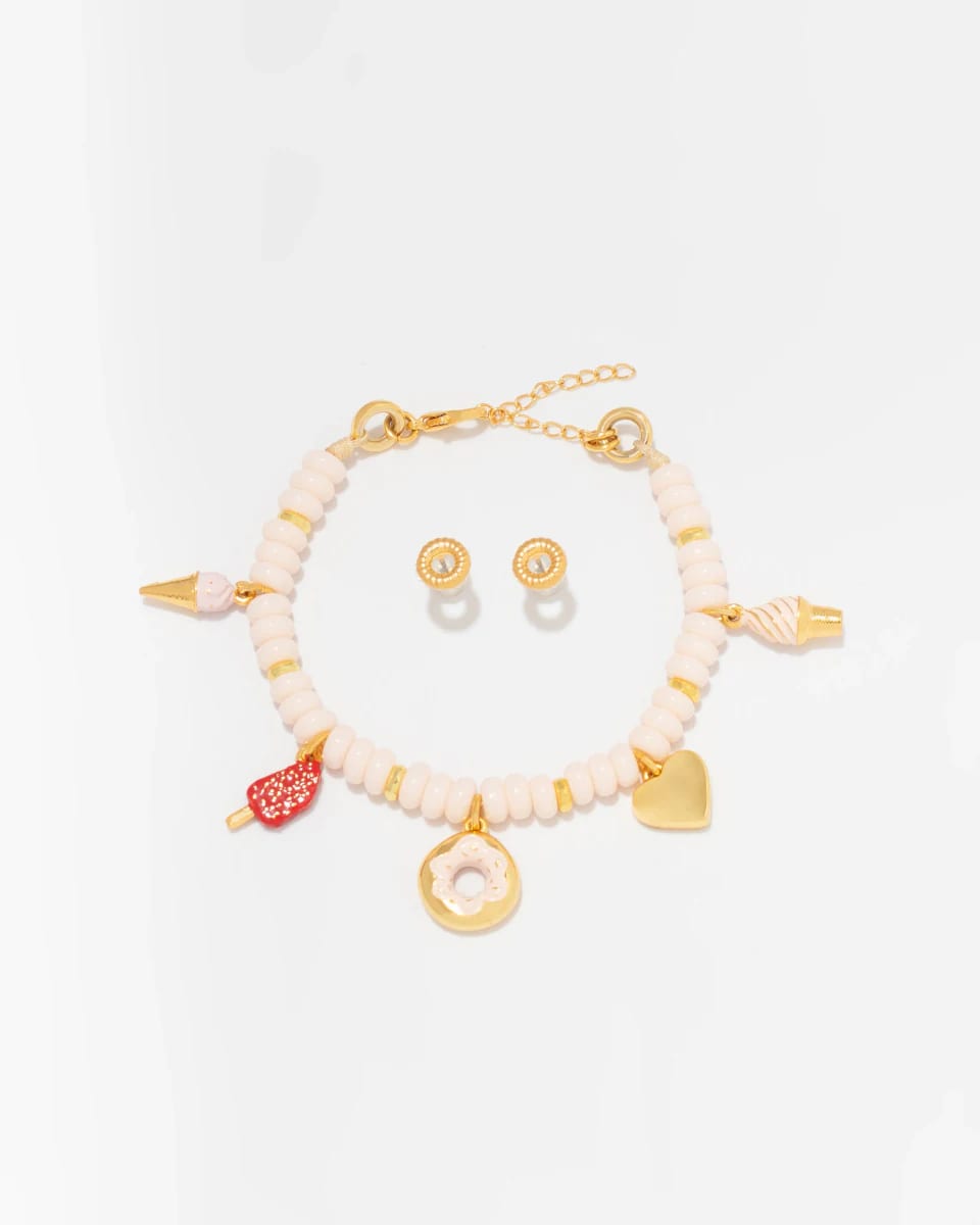Pulsera Candy Love + Aretes - imagen 2