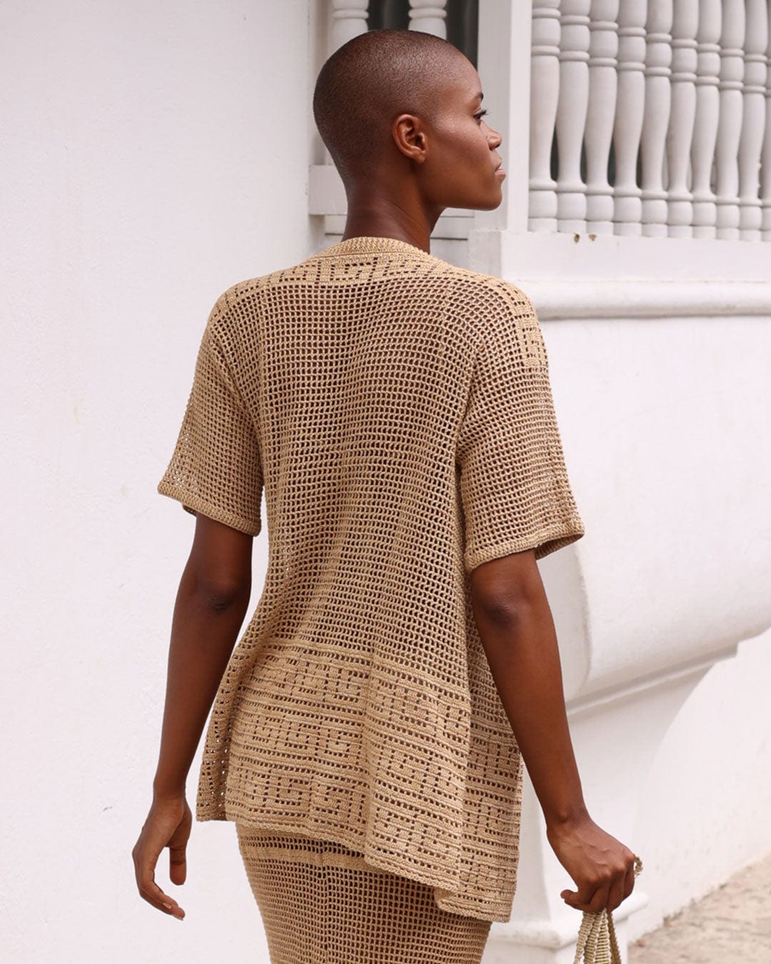 T-Shirt dress  Ipapüle Gold - imagen 2
