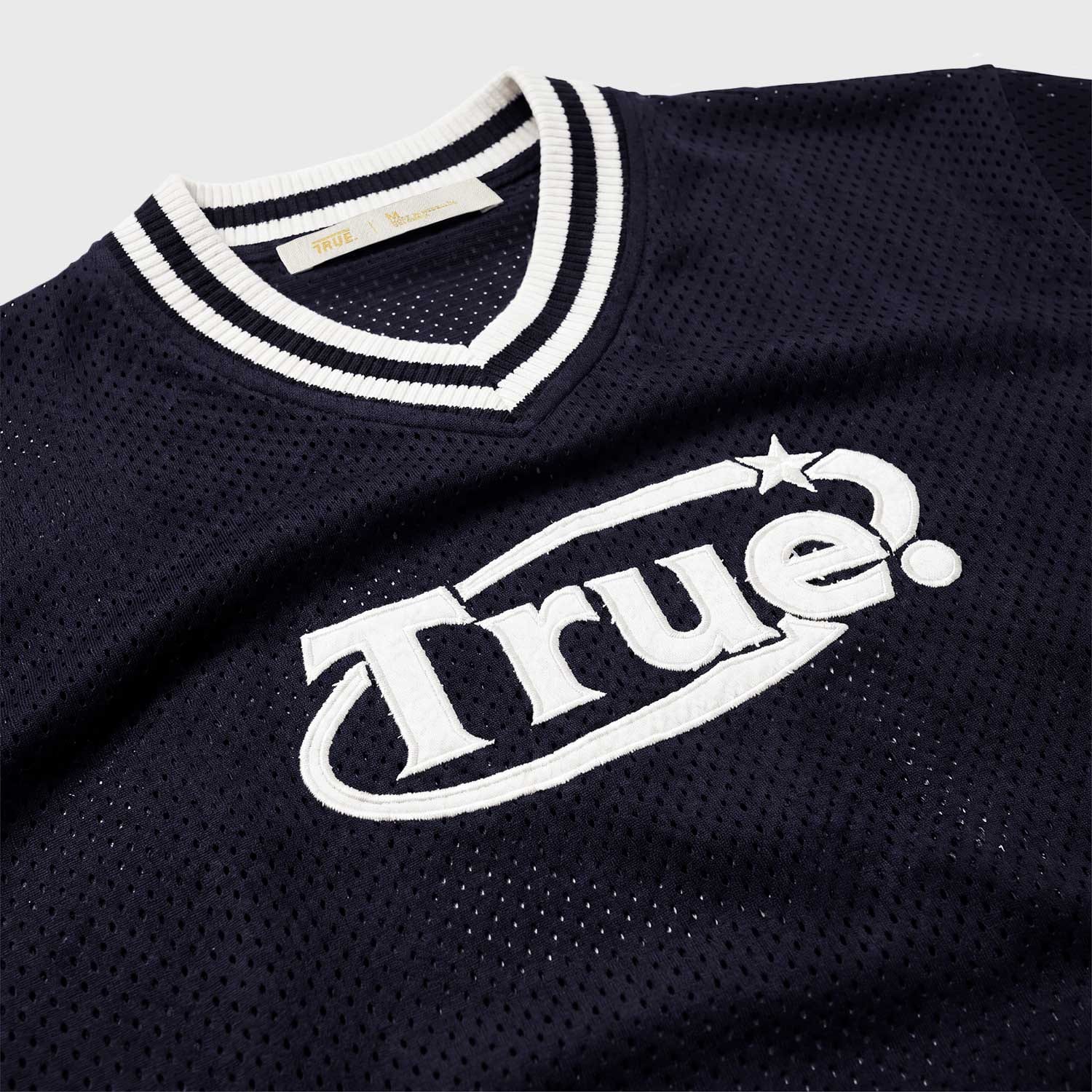 Oversized Knitted Jersey - Navy Blue - imagen 4