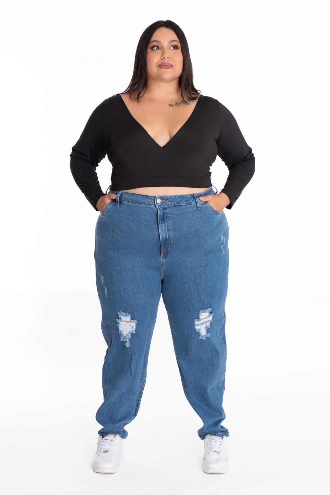 Crop Top Molly Negro - imagen 4