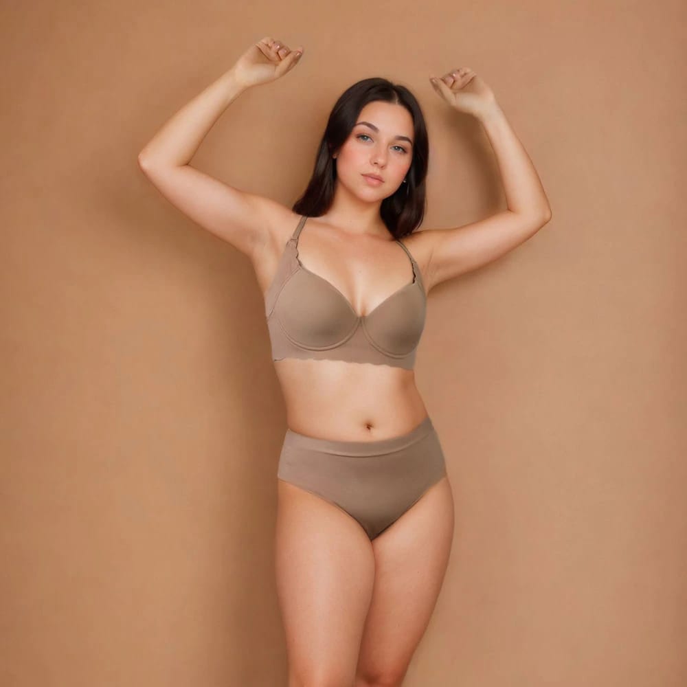 Panti Semi Cachetero Almendra. - imagen 1