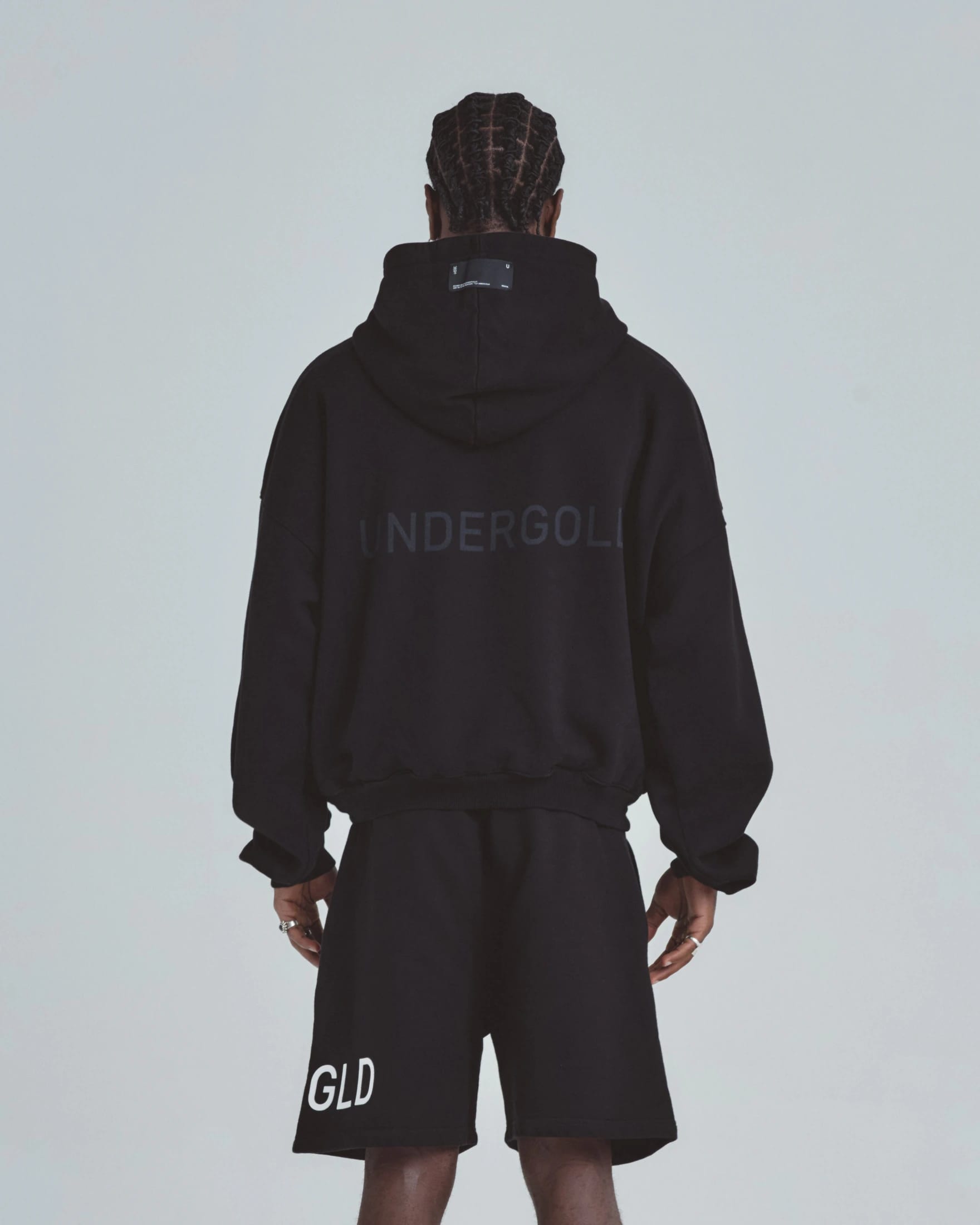 Line Basic Boxy Fit Hoodie Black - imagen 7