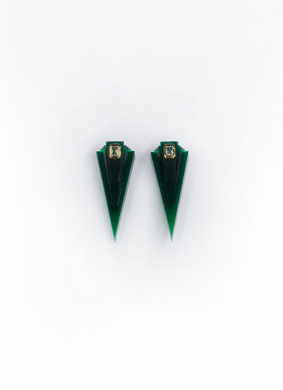 JVxTH - L GREEN EARRINGS - imagen 3
