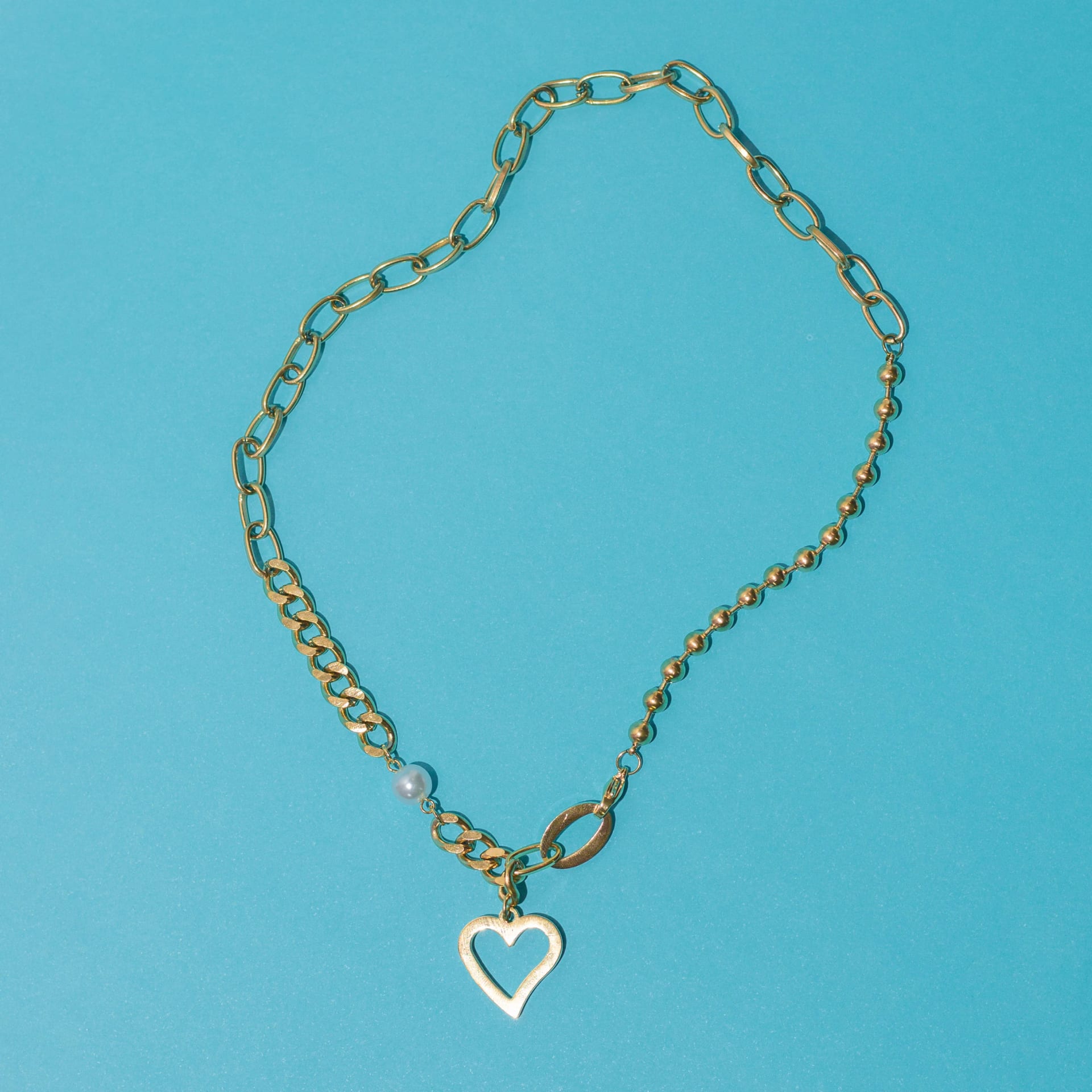 Collar Acero corazón - imagen 1