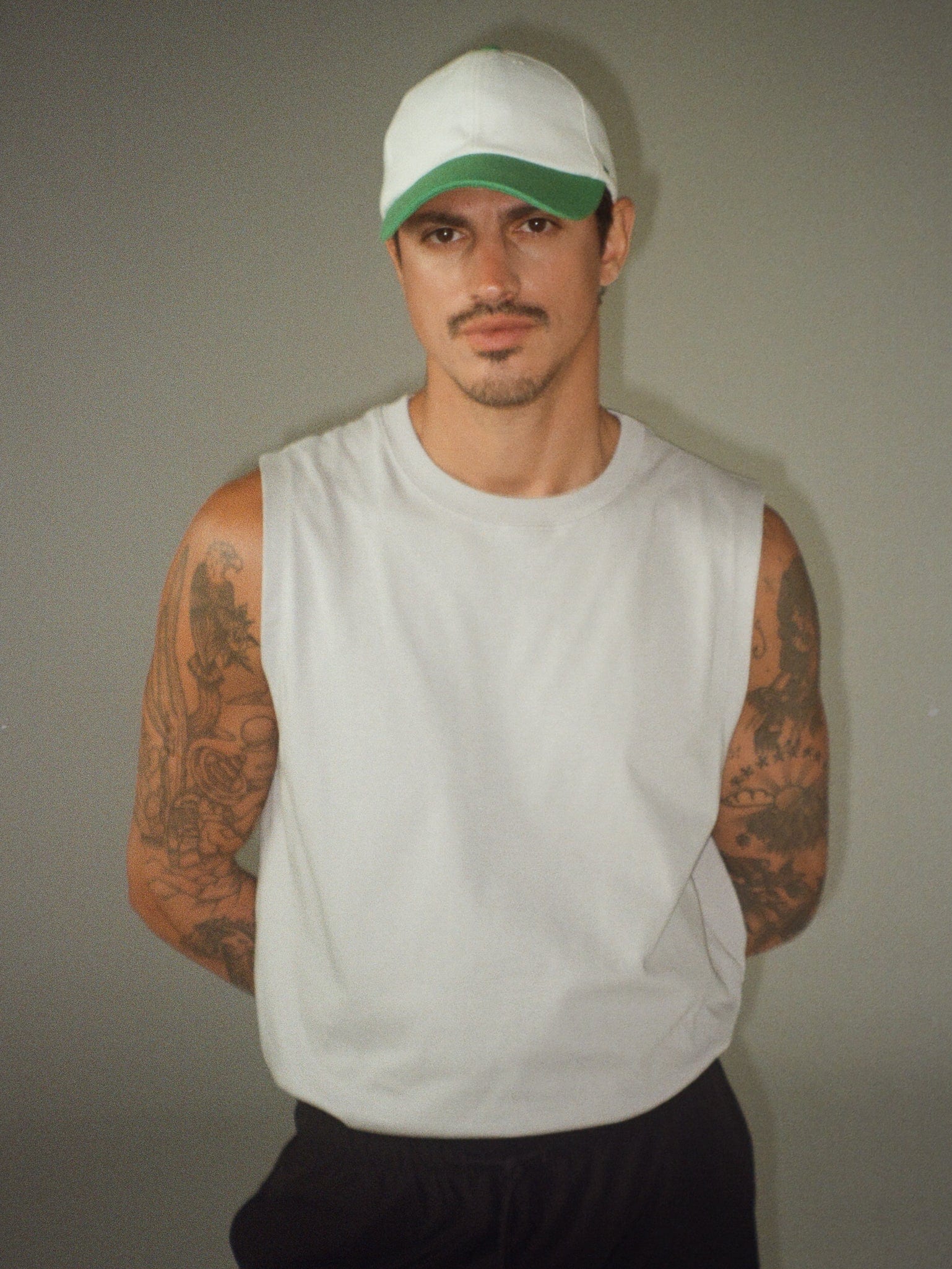 MUSCLE T-SHIRT MEN - GRAY JASPE - imagen 5