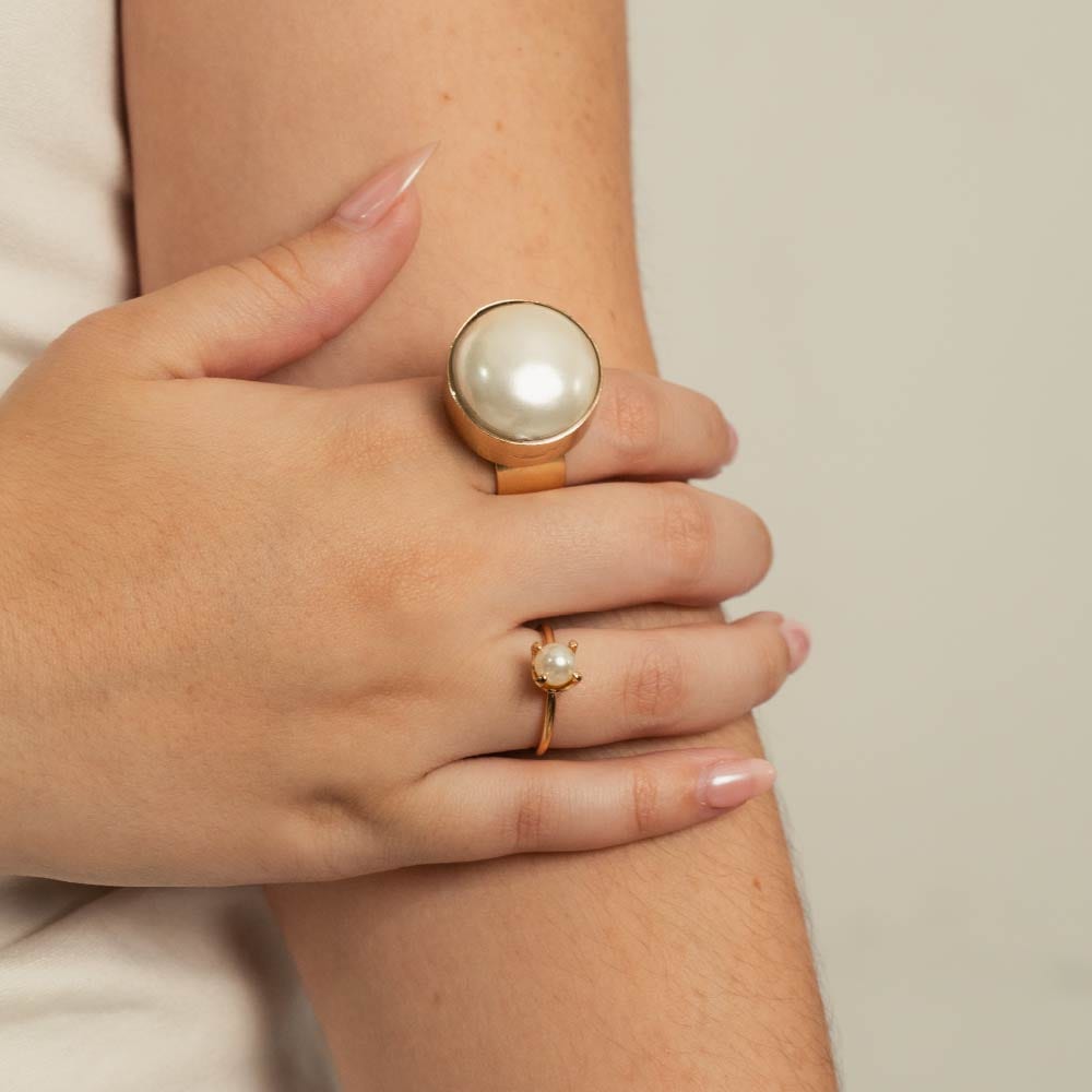 Anillo sello dorado - imagen 2