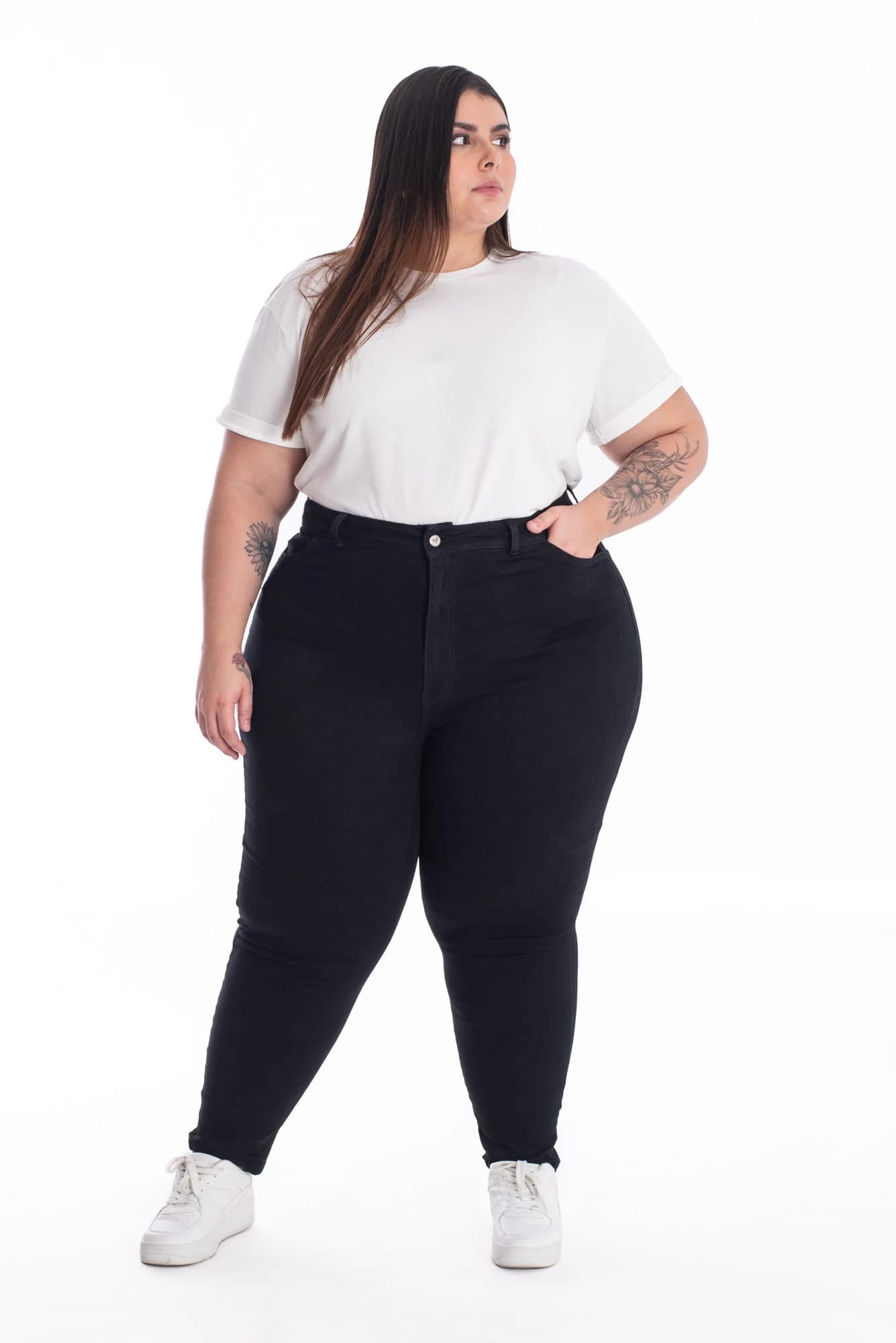 Jean Skinny Clásico Negro 347 - imagen 7