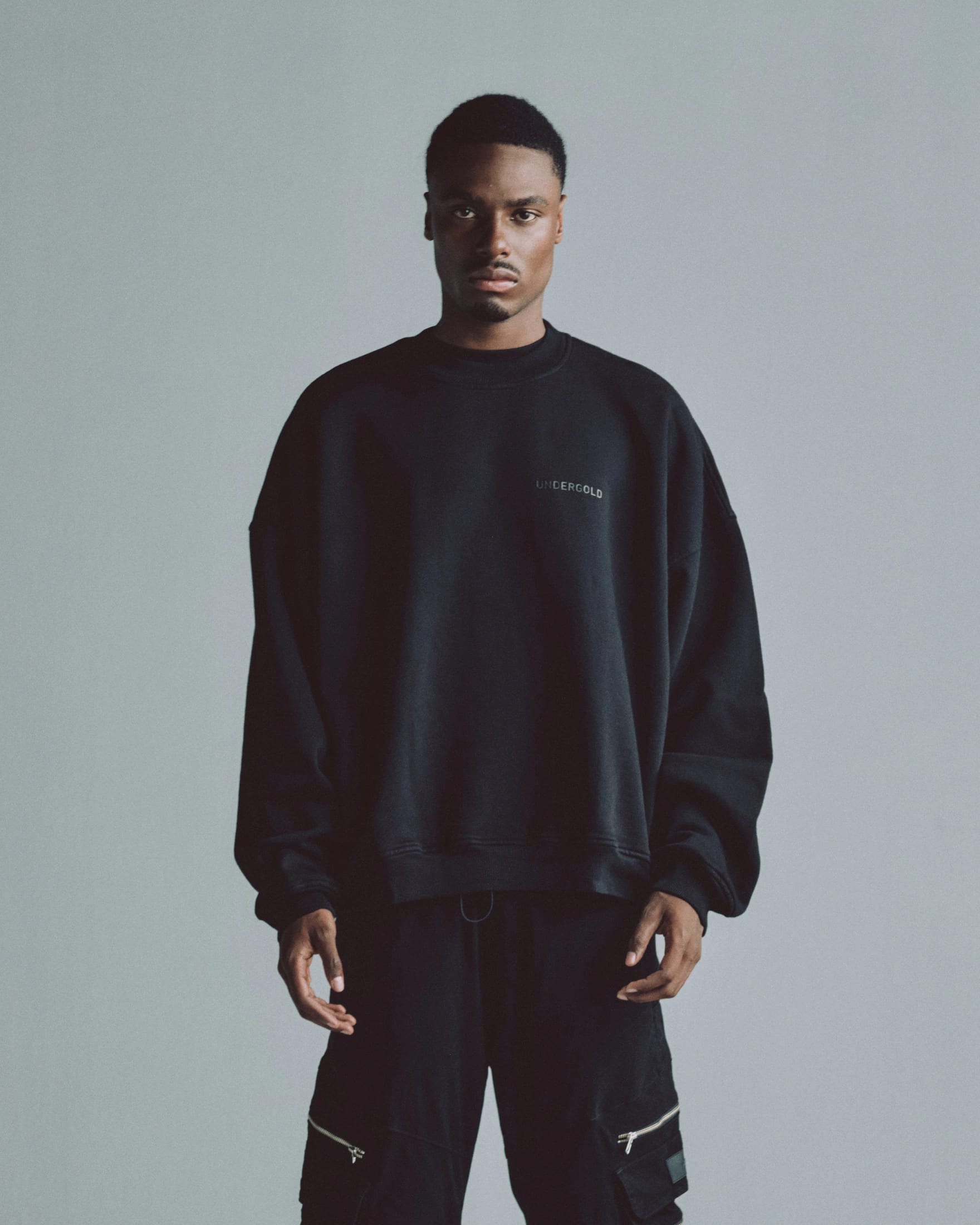 Line Logo Crewneck Black - imagen 2