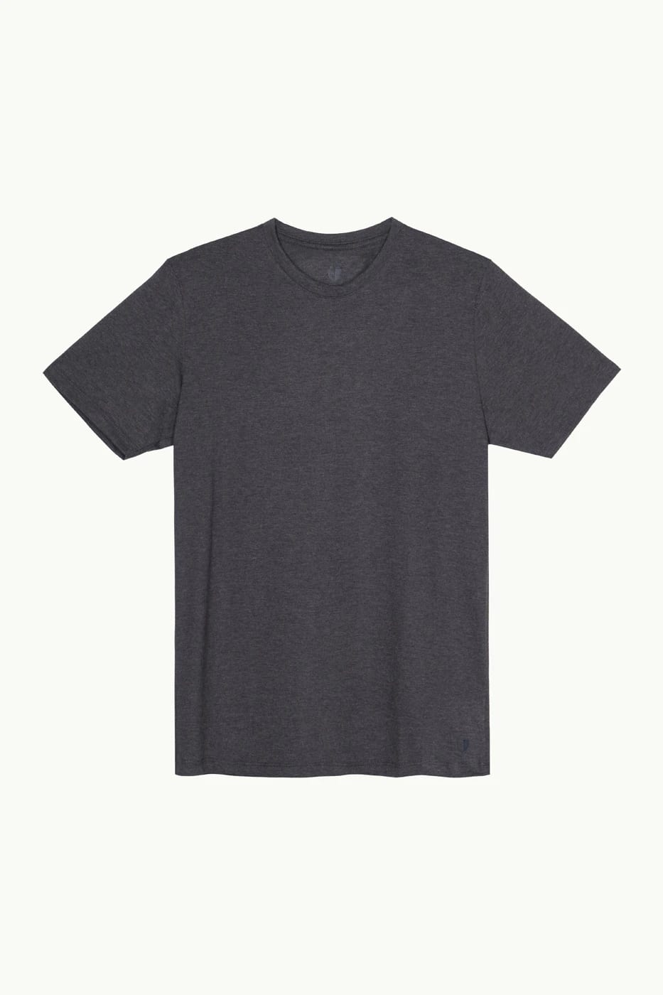 T-shirt Slim Fit 100% Gris Plomo Jaspeado - imagen 9