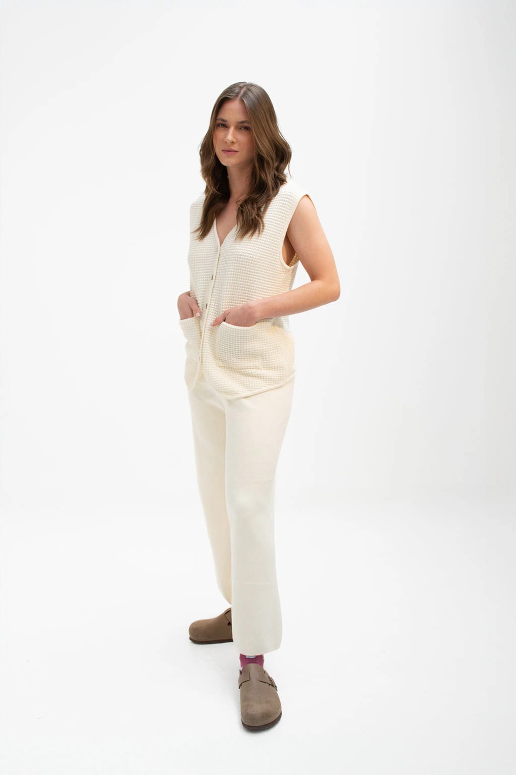 Pantalón Tejido Crudo - imagen 7