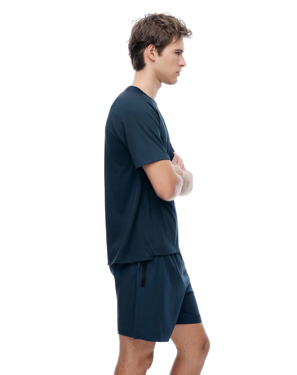 Camiseta deportiva control humedad azul hombre - imagen 5
