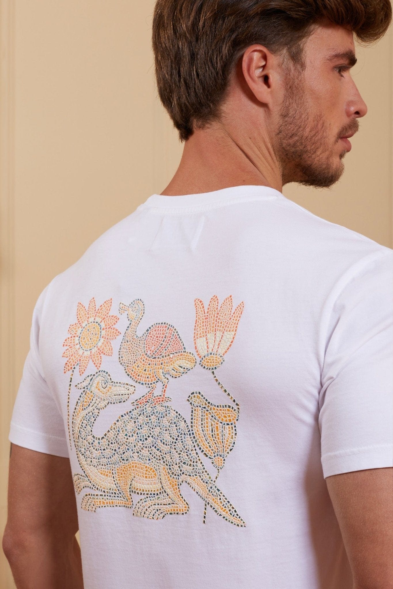 Men's san vitale t-shirt orange - imagen 5