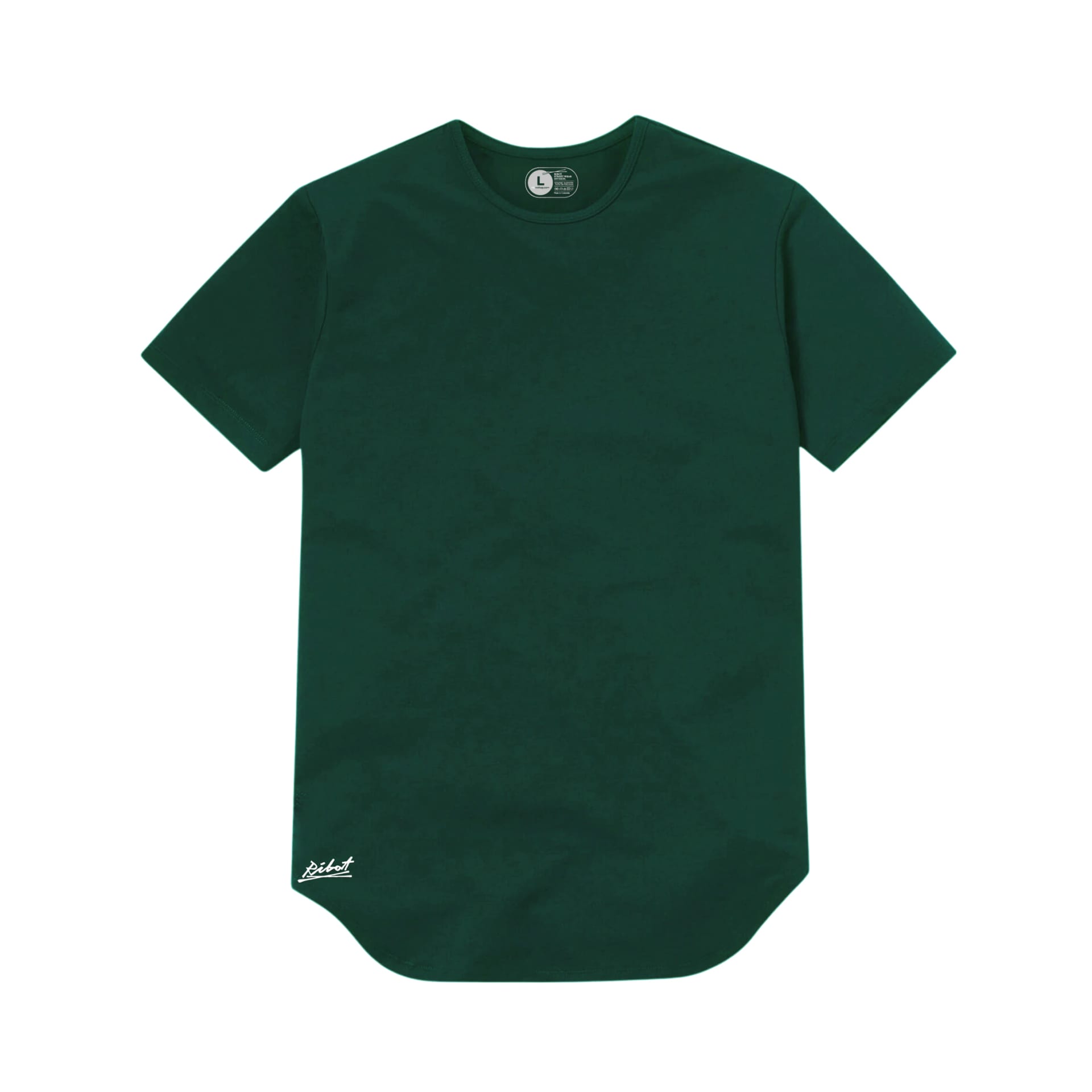 Camiseta Básica Curve Verde Oscuro - imagen 2