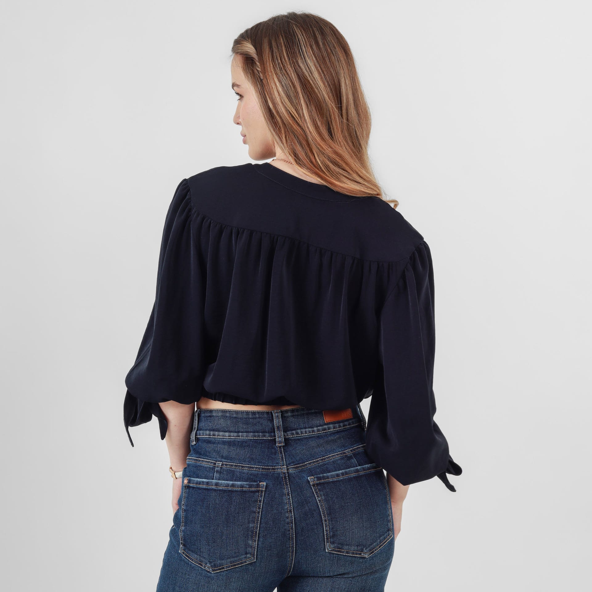 Blusa Cuello Neru Manga 3 Cuartos - imagen 5
